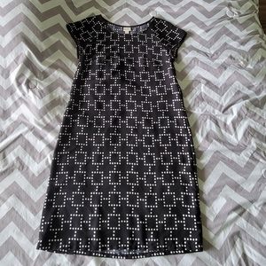 Merona black and white dress size small